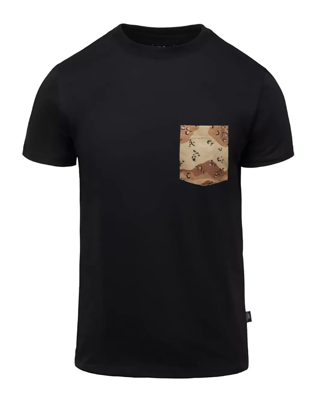 T-shirt (6 Color Desert Pocket) Black Schwarz