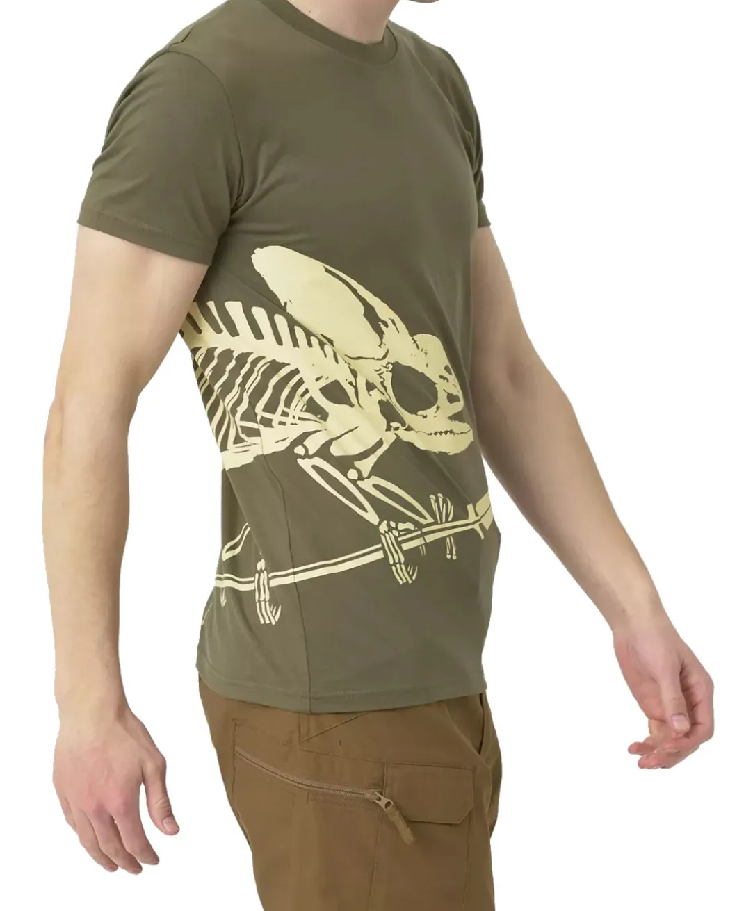 T-Shirt (Full Body Skeleton) Black Schwarz