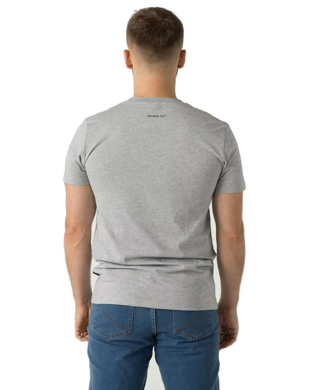 T-Shirt (Helikon-Tex Logo) Mid Grey Melange