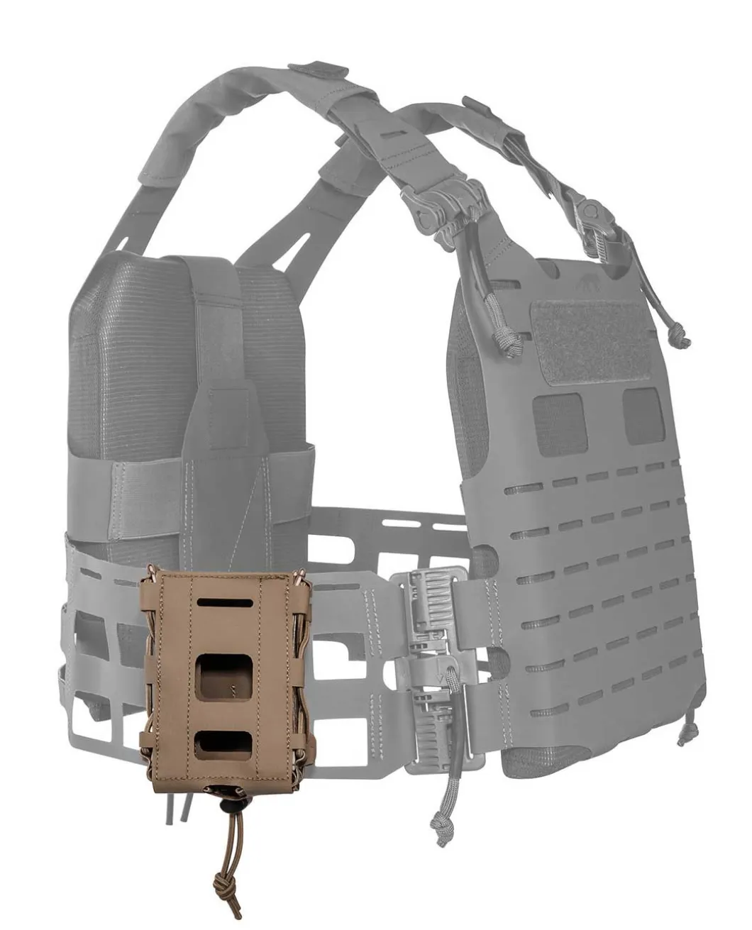 TT DBL Mag Pouch MCL anfibia coyote brown