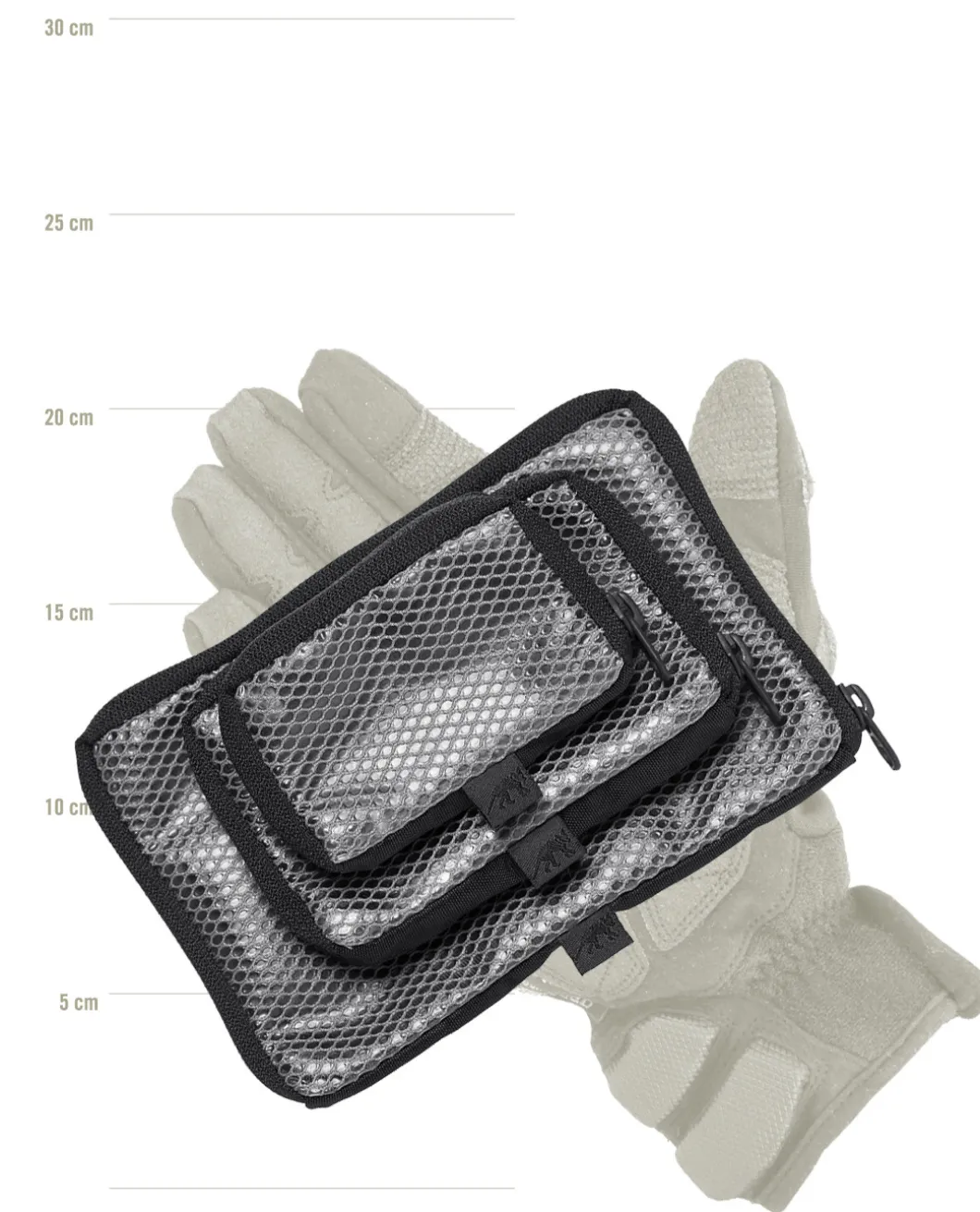 TT Mesh Pouch VL Set Schwarz