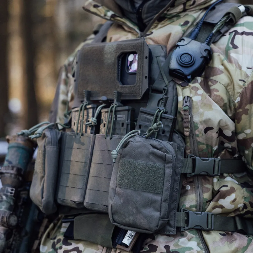 TT Modular Chest Rig 4xM4 IRR Steingrau Oliv