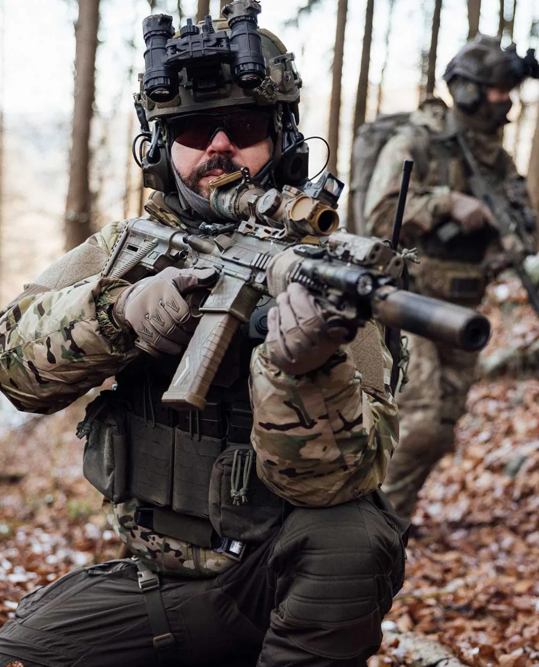 TT Modular Chest Rig 4xM4 IRR Steingrau Oliv