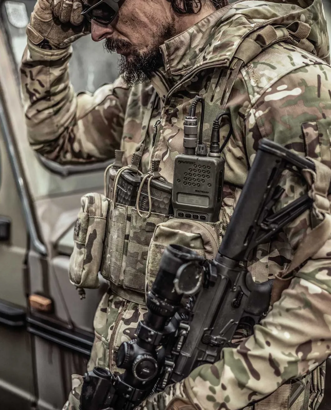 TT Modular Chest Rig 4xM4 Oliv