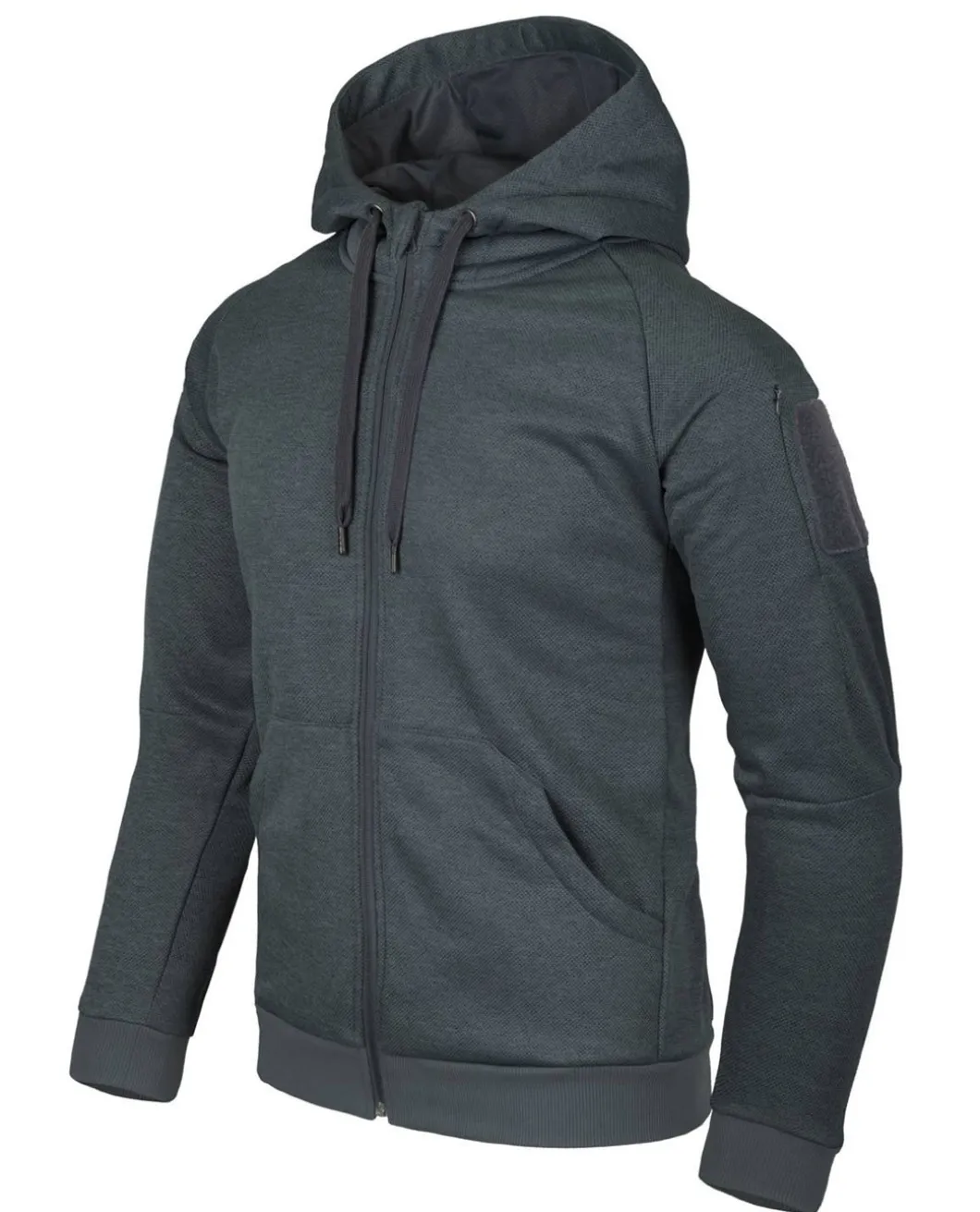 Urban Tactical Hoodie FullZip Melange Black-Grey