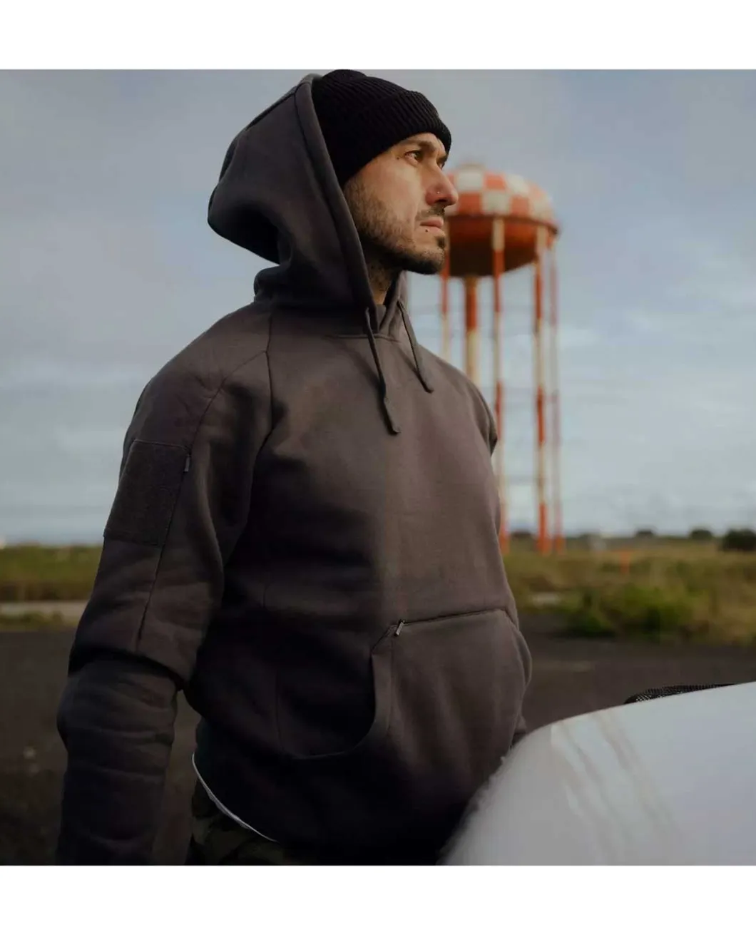 Urban Tactical Hoodie Lite (Kangaroo) Grey