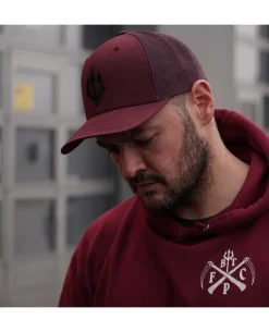 Urban Trucker Cap Maroon Rot