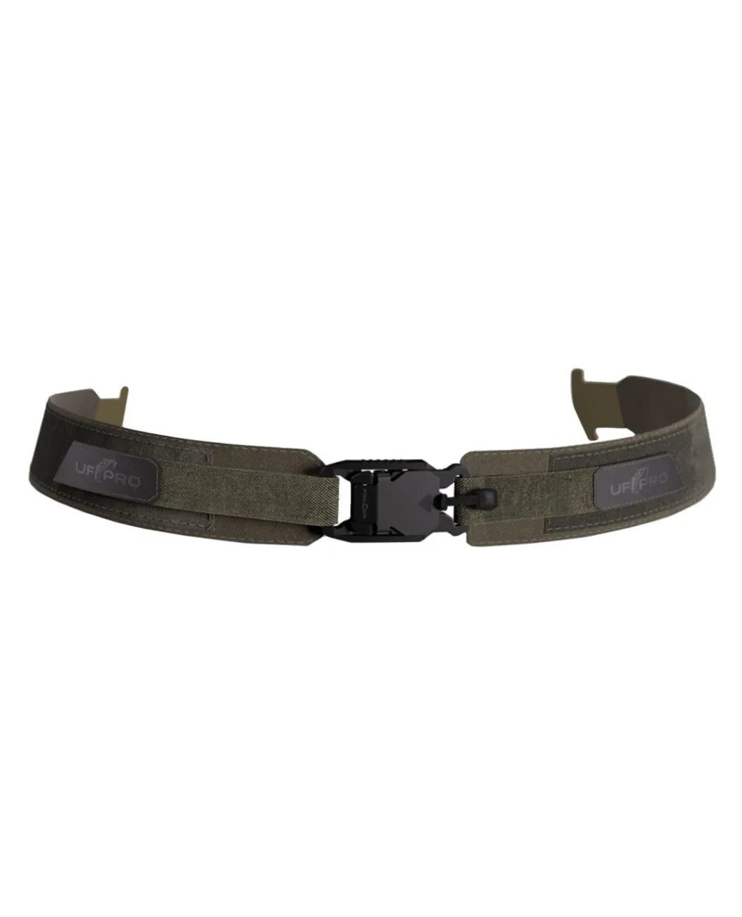 Waist/Flex V-Buckle Belt Brown Grey