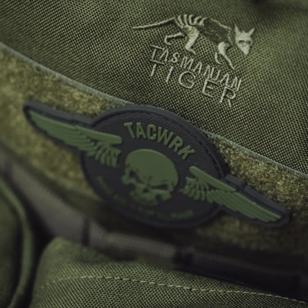 Wings Patch Rund Coyote