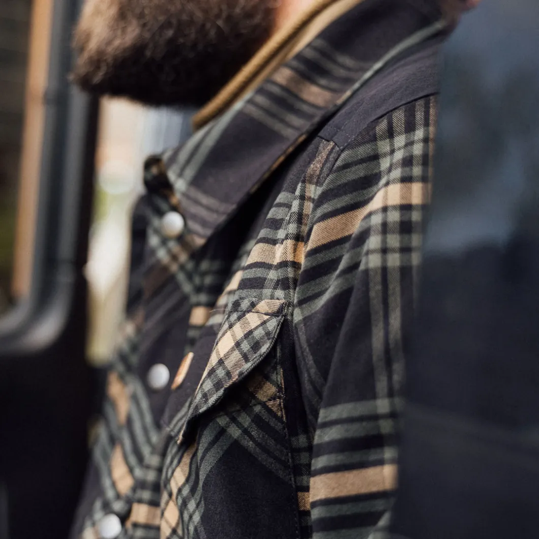 Winter Warden Shirt Slate Moorland Plaid