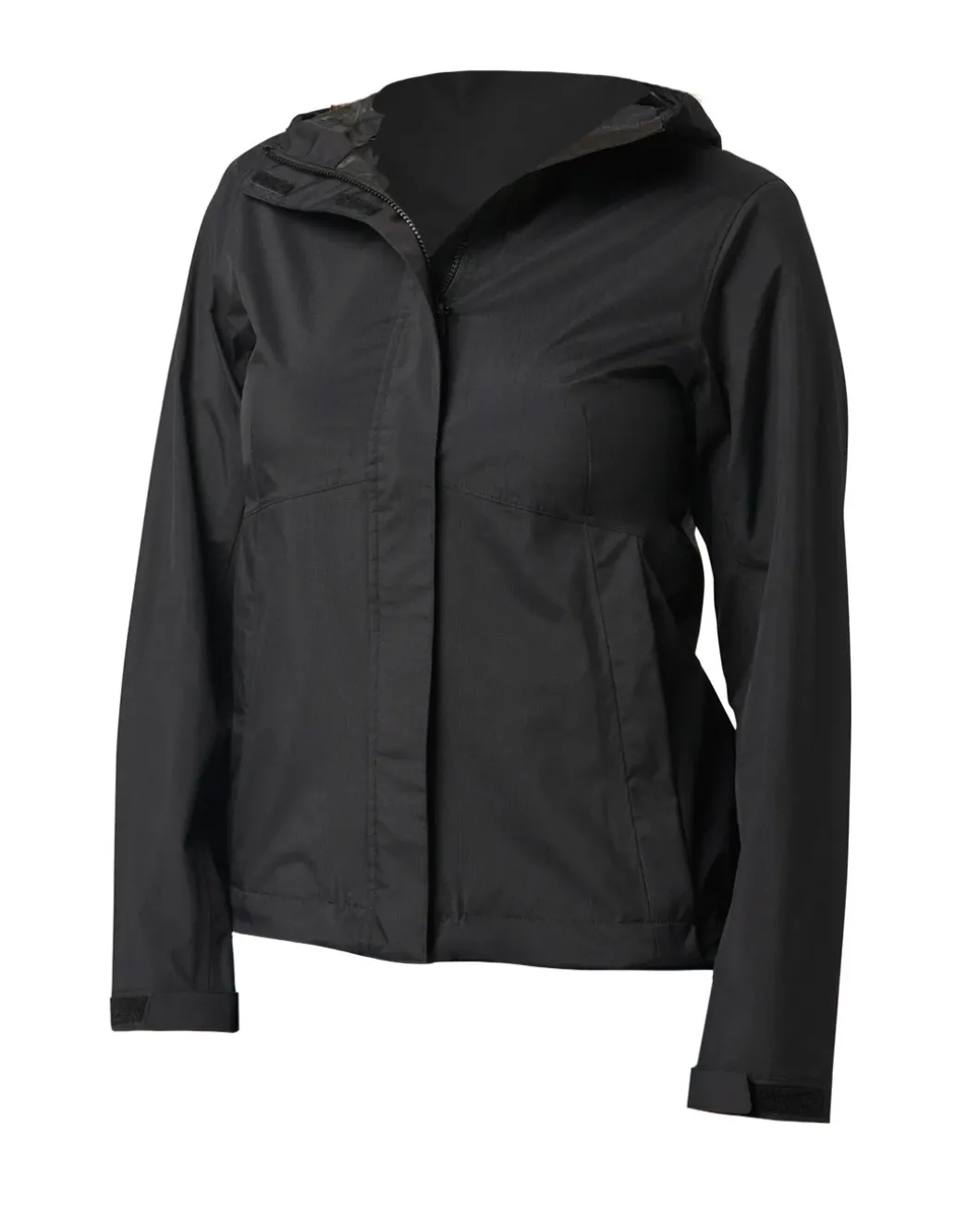 Womens Adventure Rain Shell Black Schwarz