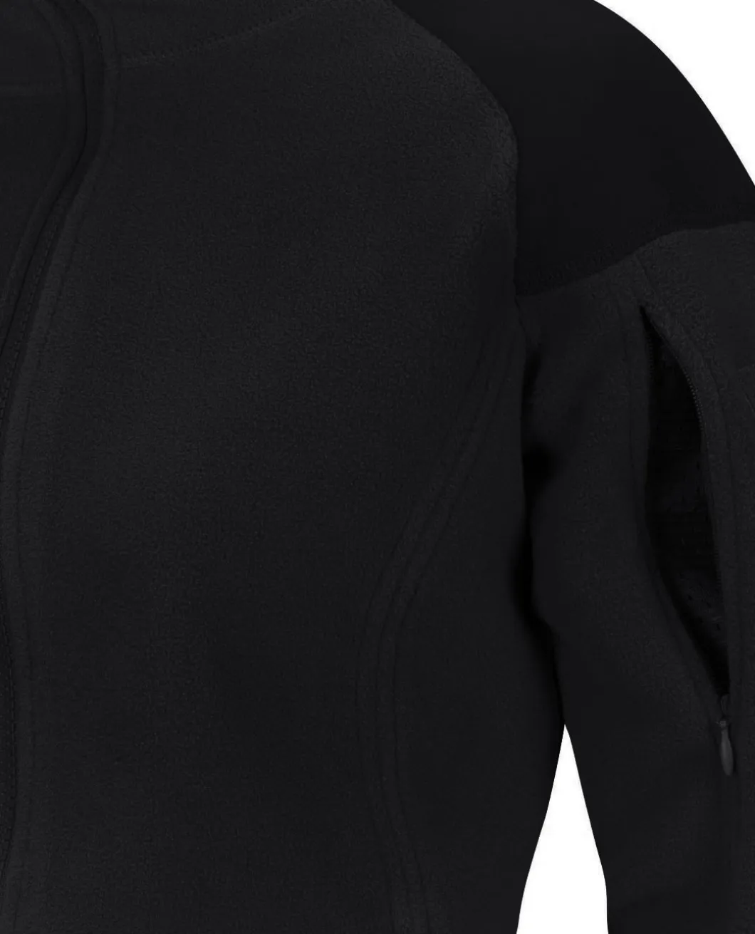Women's CUMULUS Jacket Heavy Fleece Black Schwarz