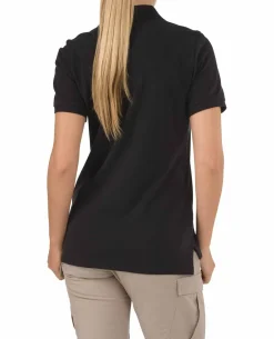Women´s Short Sleeve Professional Polo Black