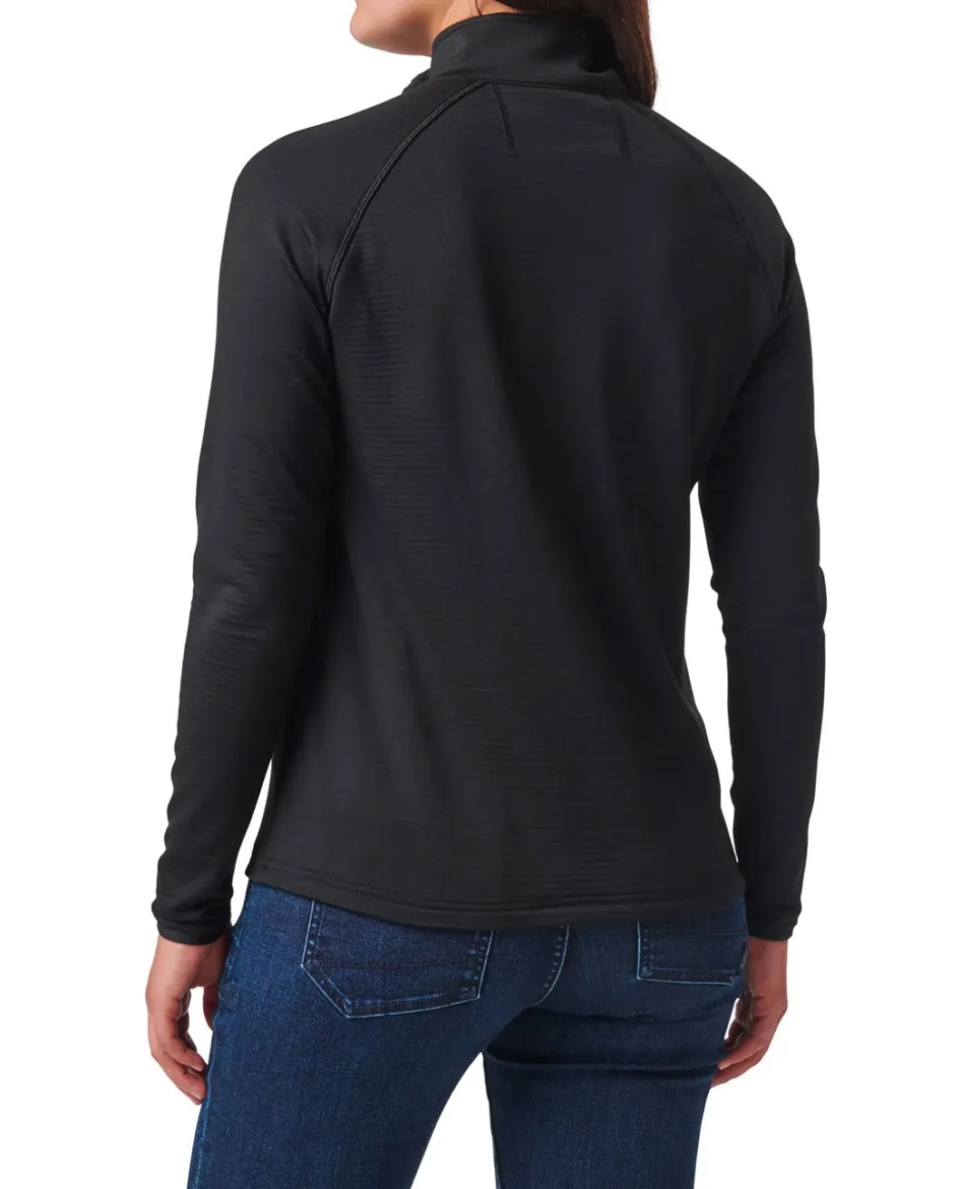 Women's Stratos Full Zip Black Schwarz