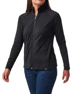 Women's Stratos Full Zip Black Schwarz