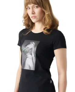 Women's T-shirt (NVG Girl) Black Schwarz