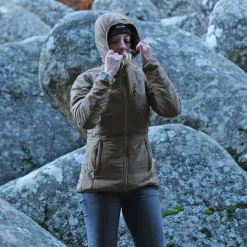 WOMEN'S WOLFHOUND Hoodie Jacket Taiga Green
