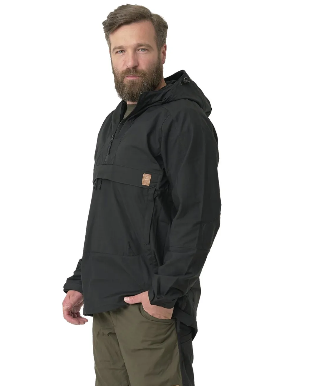 Woodsman Anorak Jacket Black Schwarz