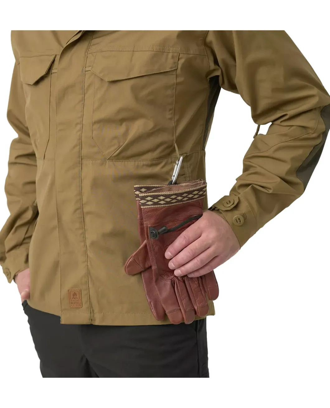 Woodsman Shirt Coyote / Taiga Green