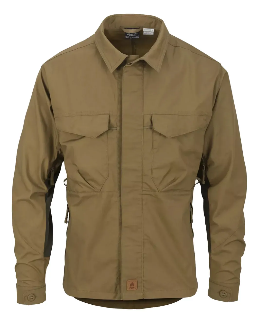 Woodsman Shirt Coyote / Taiga Green