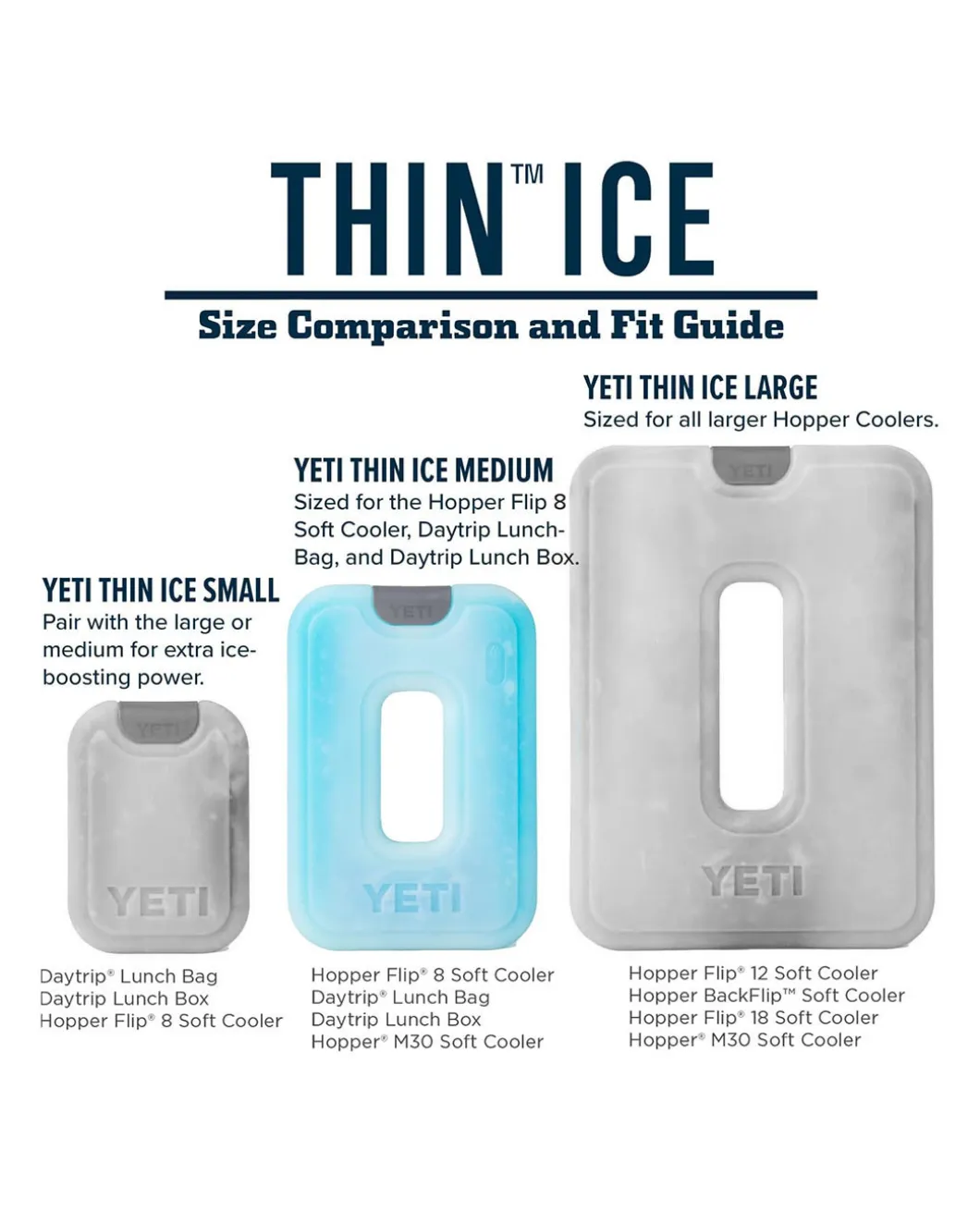 YETI Thin Ice 2 lbs. Clear Klar
