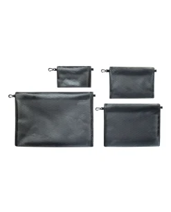 Zip Pouch Set IV Black Schwarz