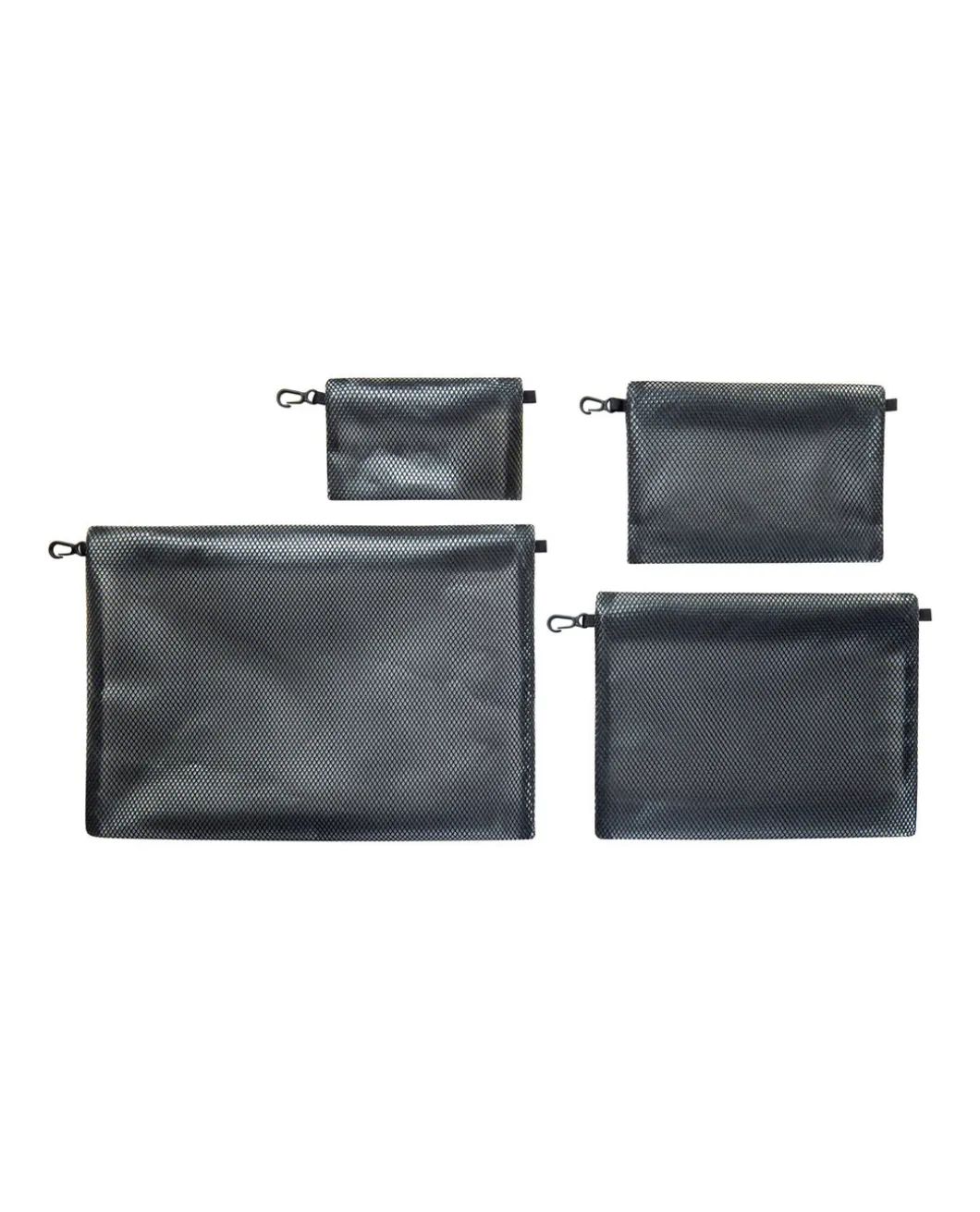 Zip Pouch Set IV Black Schwarz
